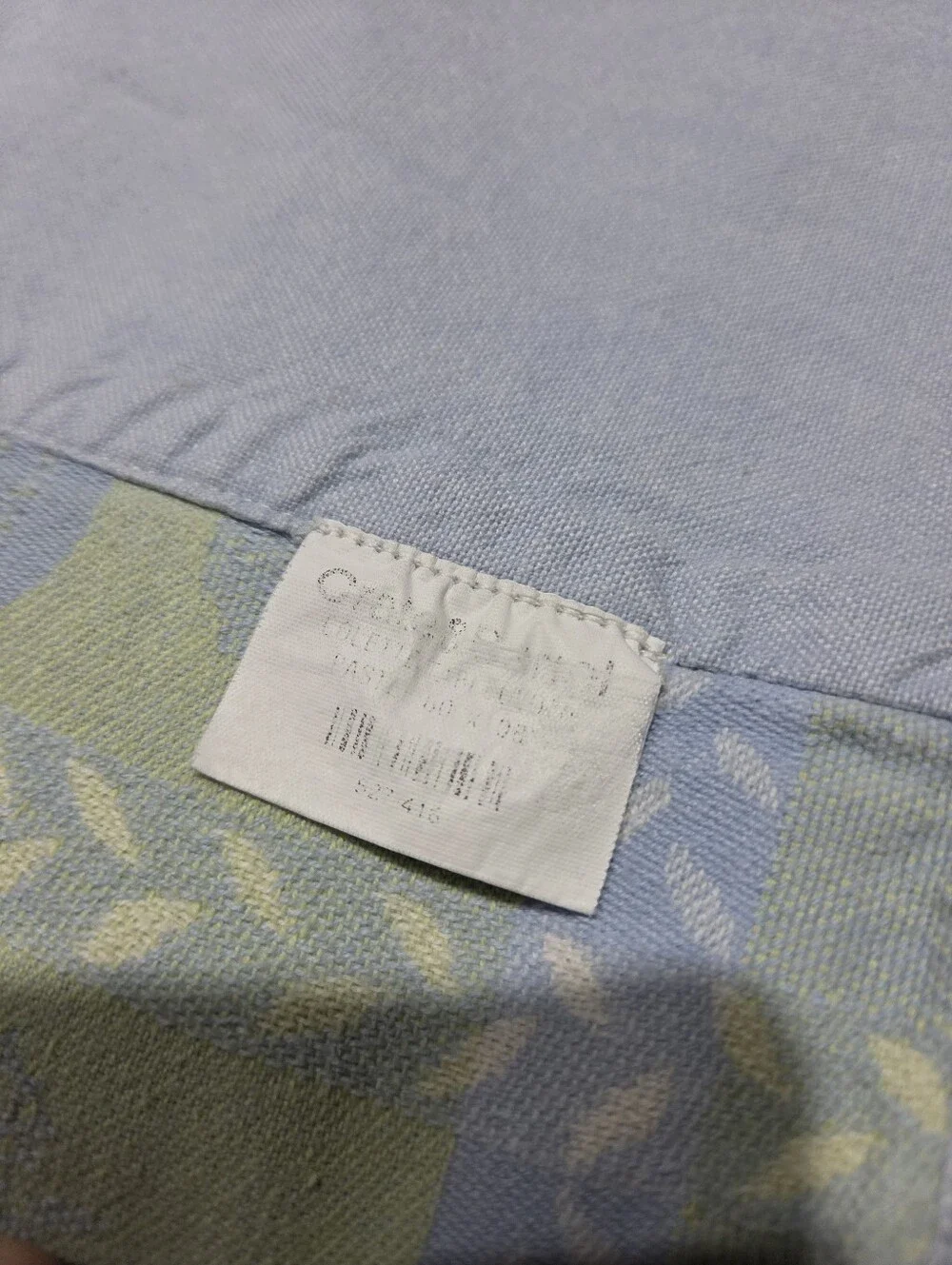 Crate & Barrel Colette Green Blue Pastel 60